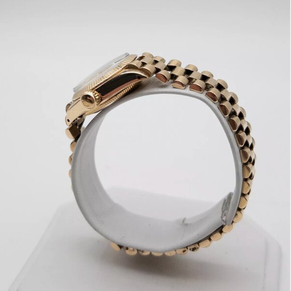 18k Yellow Gold OYSTER Perpetual Ladies ROLEX Watch main image 4